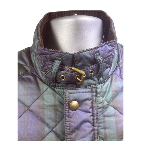 Ralph Lauren Polo Men's L Quilted Filled Blackwatch Plaid Vest Jacket Rare-NEW - Picture 2 of 14
